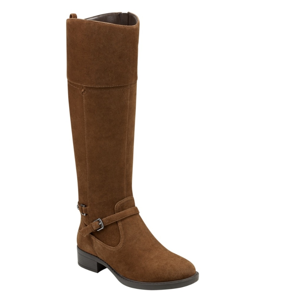 Easy spirit Leigh medium brown boots suede